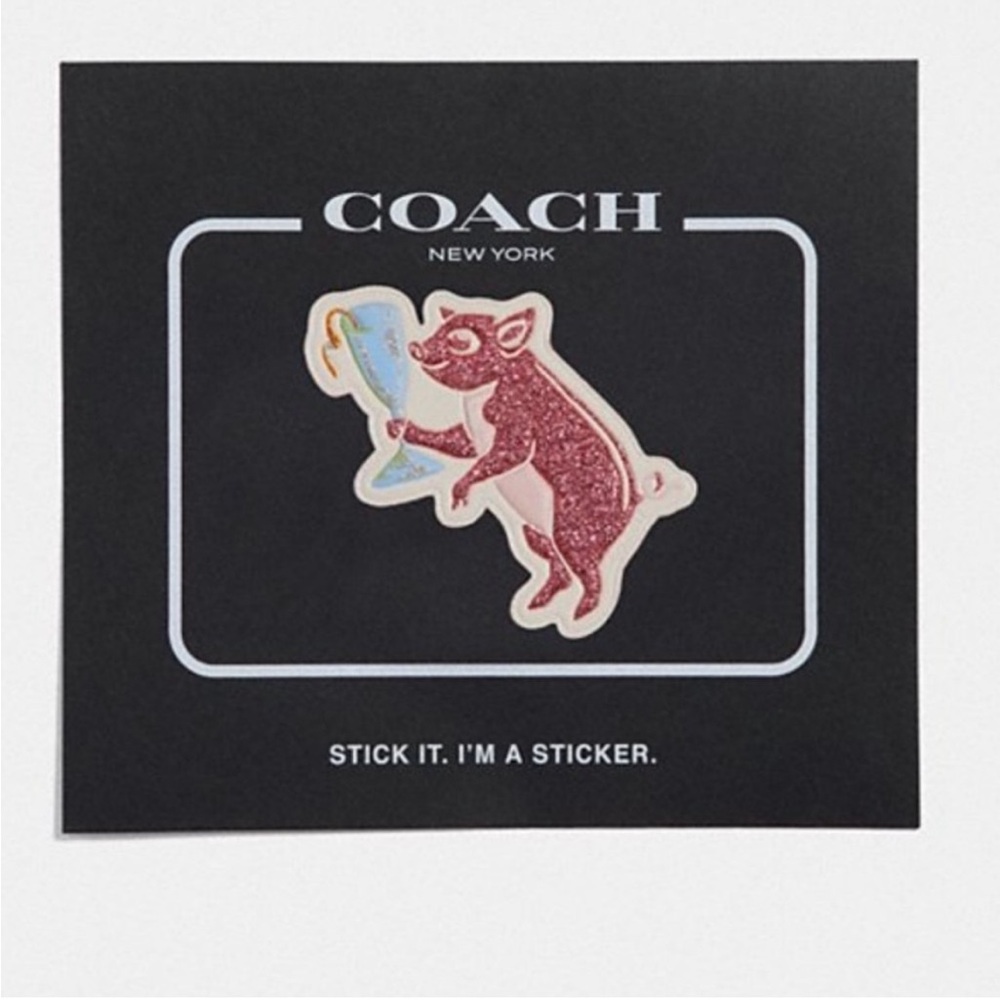 Coach Multicolor glitter Sticker - Picture 2 of 2